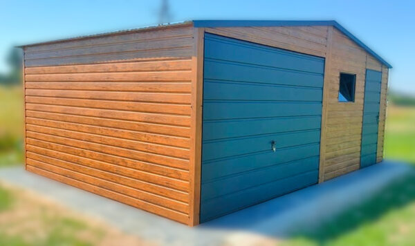 6×5 Woodline Blechgarage – 2DD(PRO)